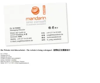 Mandarin.de(Mandarin Sino Consult) Screenshot