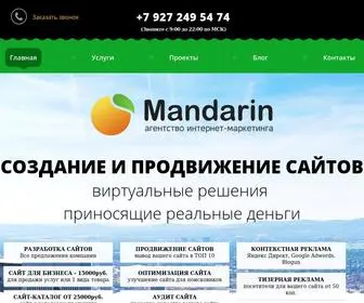 Mandarin5.ru(Агенство интернет маркетинга "Сео Мандарин") Screenshot