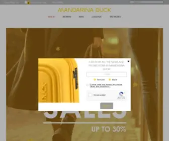 Mandarinaduck.com(Bags, backpacks, trolley bags) Screenshot