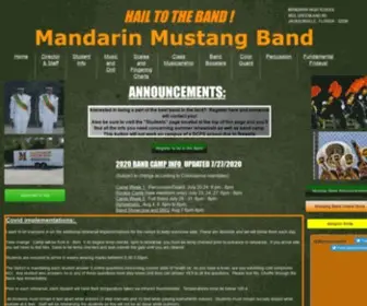 Mandarinband.com(High School Marching Band) Screenshot