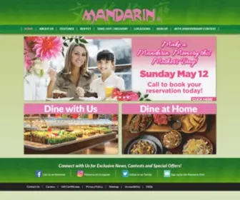 Mandarinbuffet.com(Chinese Buffet Restaurant Southern Ontario Chinese Buffet Restaurants) Screenshot