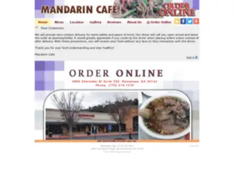 Mandarincafekennesaw.com(Mandarin Cafe) Screenshot