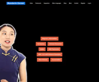Mandarincorner.org(Free Chinese Videos to learn Mandarin) Screenshot