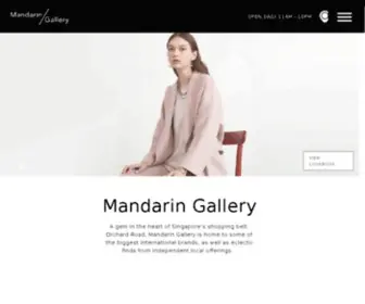 Mandaringallery.com.sg(Mandarin Gallery) Screenshot