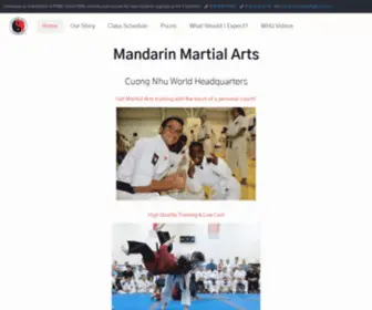 Mandarinmartialarts.com(Mandarinmartialarts) Screenshot