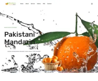 Mandarinorange.store(Mandarin Fruit Online Orders for Export from Pakistan) Screenshot