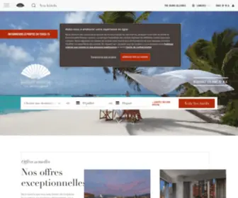 Mandarinoriental.fr(Hôtels et complexes hôteliers de luxe 5 étoiles présents dans le monde entier) Screenshot