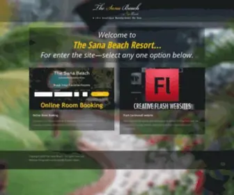 Mandarmonihotels.com(The Sana Beach) Screenshot