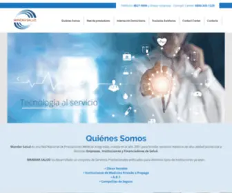 Mandarsalud.com.ar(Mandar Salud) Screenshot