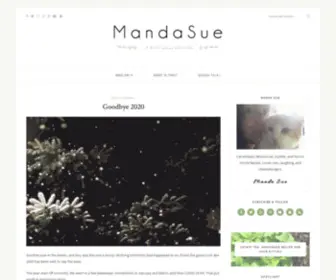 Mandasue.com(A blog about nothing) Screenshot