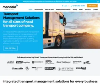 Mandata.co.uk(Transport Software) Screenshot