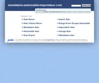 Mandataire-Automobile-Importateur.com(Mandataire) Screenshot