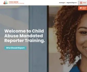 Mandatedreporterca.com(Child Abuse Mandated Reporter Training) Screenshot