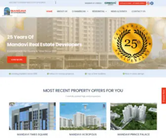 Mandavibuilders.com(Mandavi Real Estate Developers) Screenshot