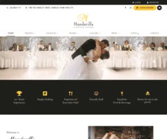 Mandavilla.com(Mandavilla Catering Service) Screenshot