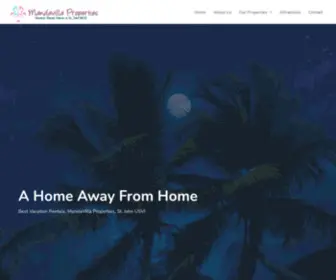 Mandavillaproperties.com(St John Virgin Islands) Screenshot