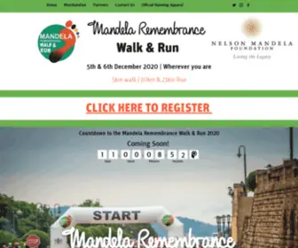 Mandelawalkandrun.com(Home) Screenshot