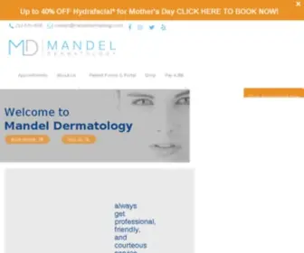 Mandeldermatology.com(Mandel Dermatology) Screenshot