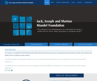 Mandelfoundation.org(The hallmark of our philanthropy) Screenshot