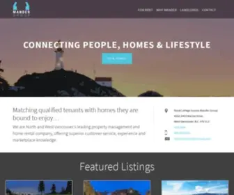 Mandergroup.com(CONNECTING PEOPLE) Screenshot