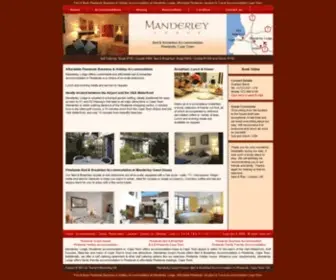 Manderley.co.za(Website Notice) Screenshot