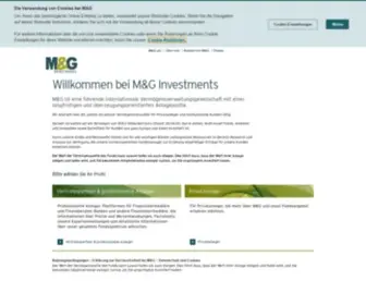 Mandg.at(Willkommen bei M&G Investments Austria) Screenshot