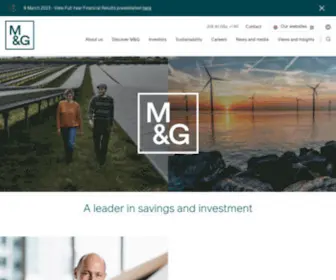 Mandg.com(International Savings and Investments) Screenshot