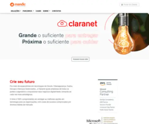 Mandic.com.br(Especialista Cloud) Screenshot
