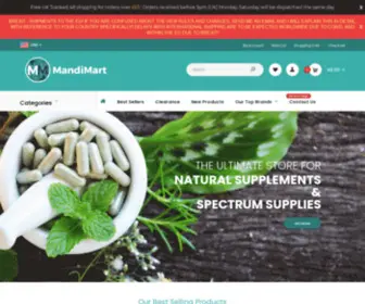 Mandimart.co.uk(Nutritional Supplements & Spectrum Supplies) Screenshot