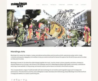 Mandingaarts.co.uk(Mandinga Arts) Screenshot