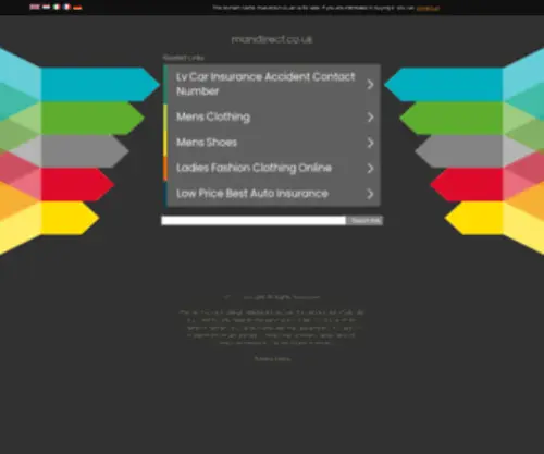 Mandirect.co.uk(mandirect) Screenshot