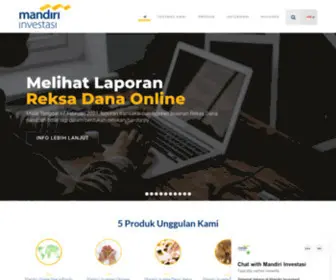 Mandiri-Investasi.co.id(Mandiri Investasi) Screenshot