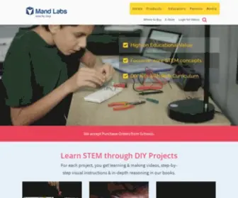 Mandlabs.com(Mand Labs) Screenshot