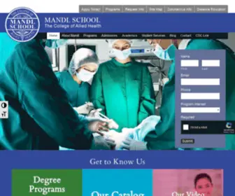 Mandlschool.org(Mandl School) Screenshot