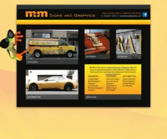 MandmGraphix.com(M & M Signs & Graphics) Screenshot