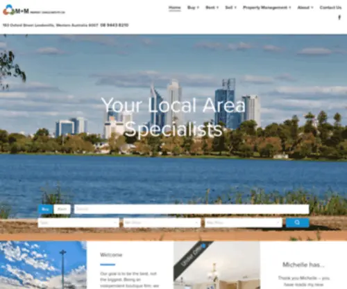 Mandmproperty.com.au(Real estate) Screenshot