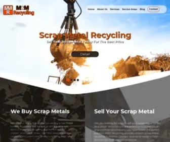 Mandmrecycling.com(Searching for scrap metal recycling in Atlanta to sell your scrap metals. M&M Recycling) Screenshot