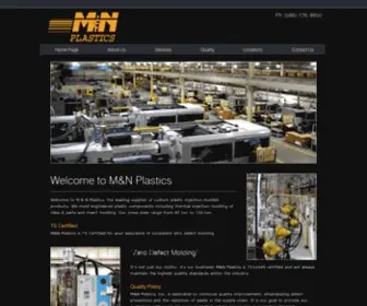 Mandn.com(M and N plastics) Screenshot