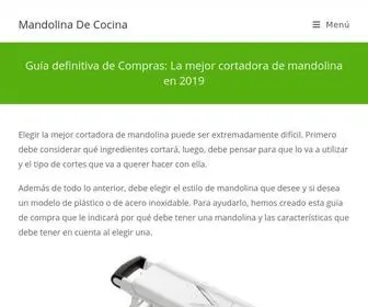 Mandolinacocina.es(Guía definitiva de Compras) Screenshot