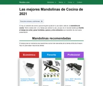 Mandolinacocina.top(Mandolinas de Cocina) Screenshot