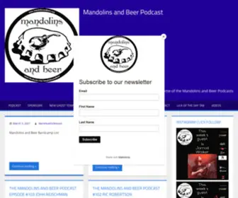 Mandolinsandbeer.com(Home of the Mandolins and Beer Podcasts) Screenshot