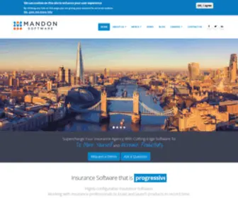 Mandon.co.uk(Insurance Software) Screenshot