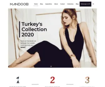 Mandoobtr.com(The turkish supplier you deserve for your future) Screenshot