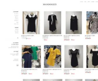 Mandoozzi.co.kr(원피스전문쇼핑몰) Screenshot