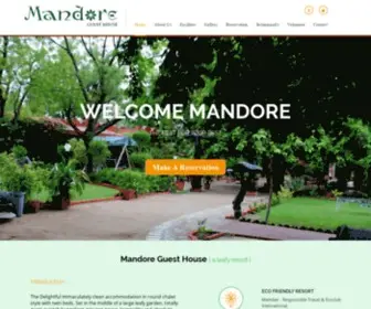 Mandore.com(Guest House in India) Screenshot