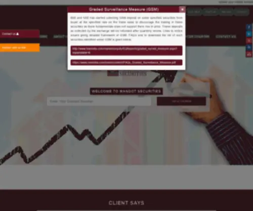 Mandotsecurities.com(Mandot Securities) Screenshot