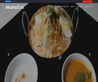 Mandovila.com(Mandovi Indian Cuisine restaurant) Screenshot