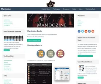Mandozine.com(Mandozine) Screenshot
