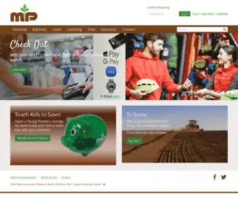 Mandpbank.com(Merchants and Planters Bank) Screenshot