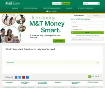 Mandtbank.com(M&T Bank) Screenshot